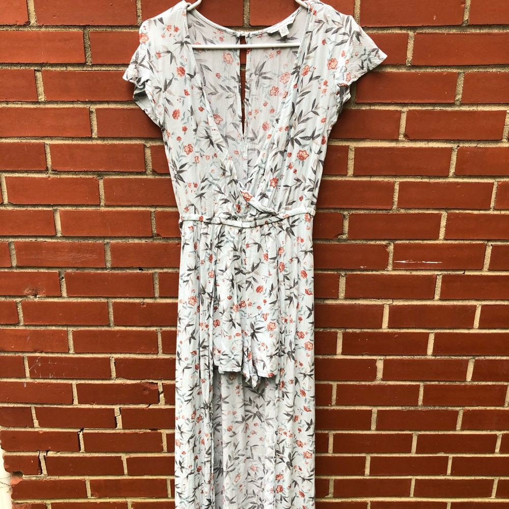 Floral American Eagle Romper with Tail size XS